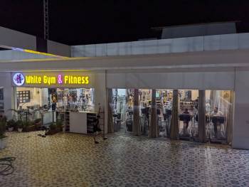 White Gym And Fitness